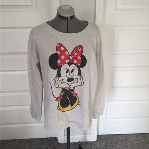 Minnie Mouse tunic sweatshirt XL